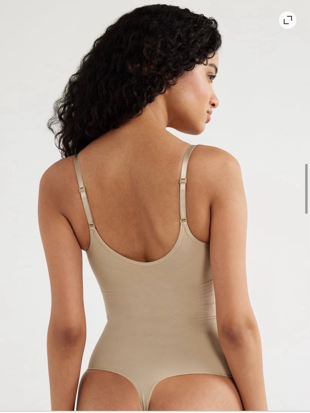 Joyspun Seamless Thong Bodysuit - Beige/Nude - Picture 5 of 10